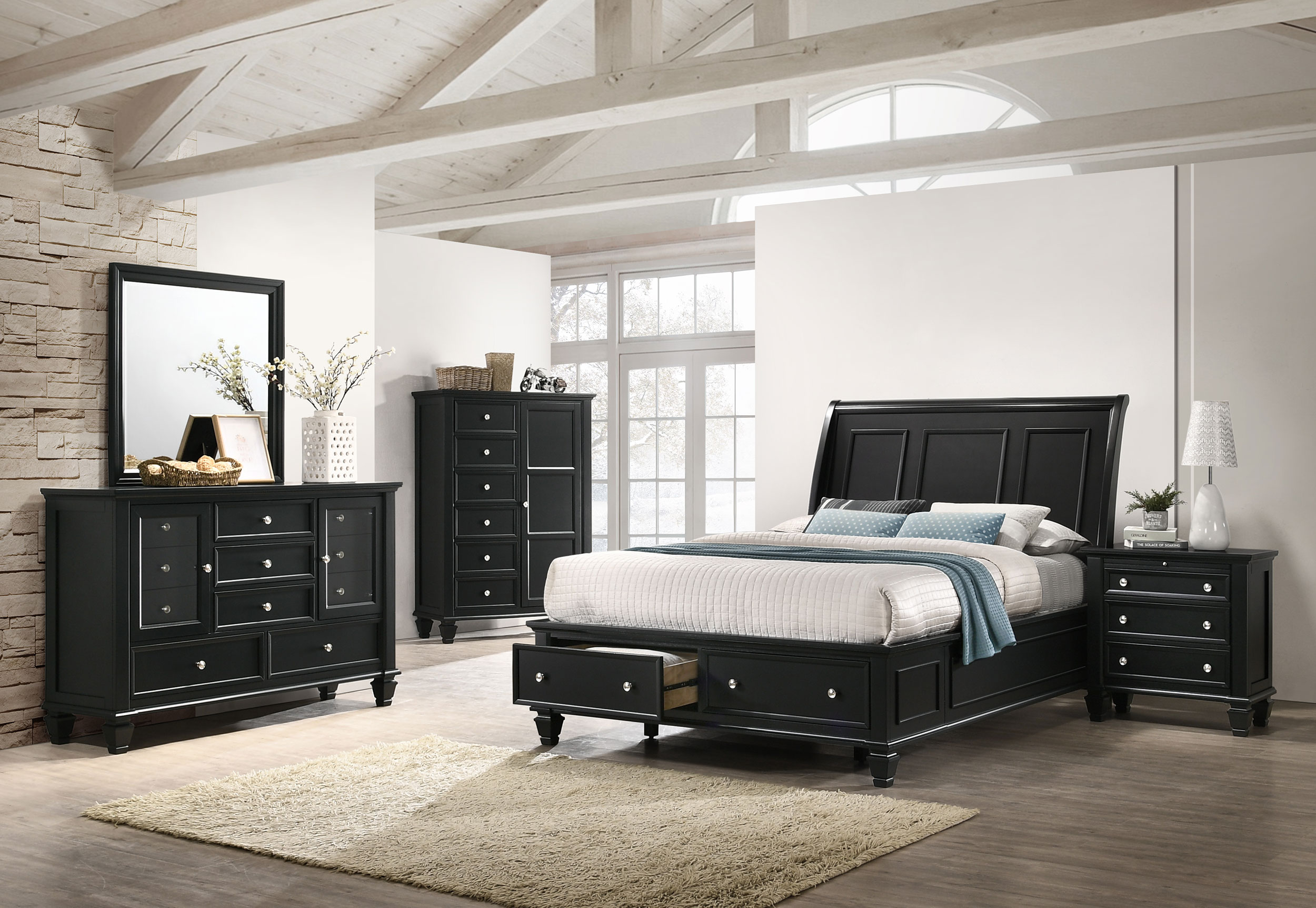 Sandy Beach Black Storage - Click Image to Close