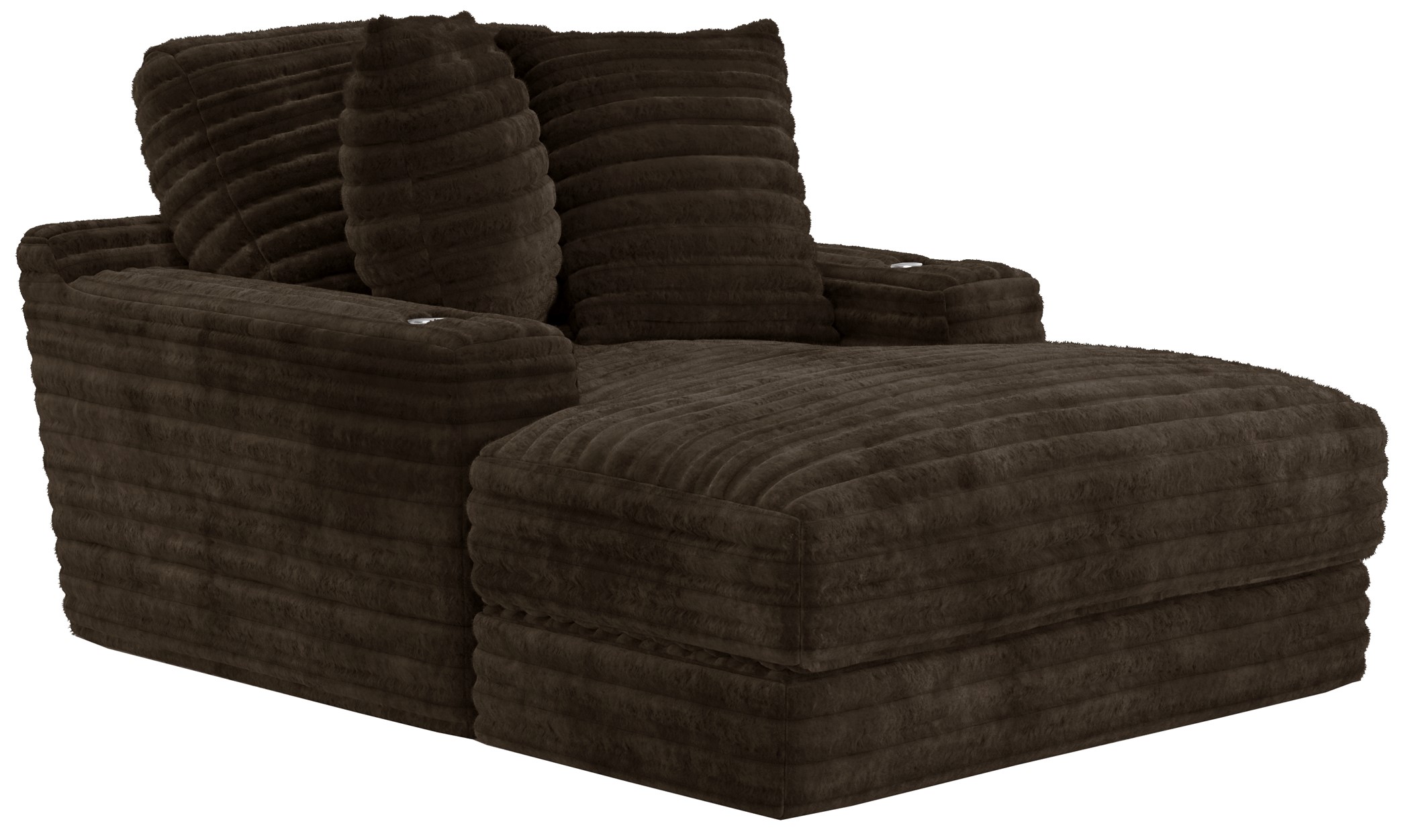 3045 Chocolate Lounge Chaise