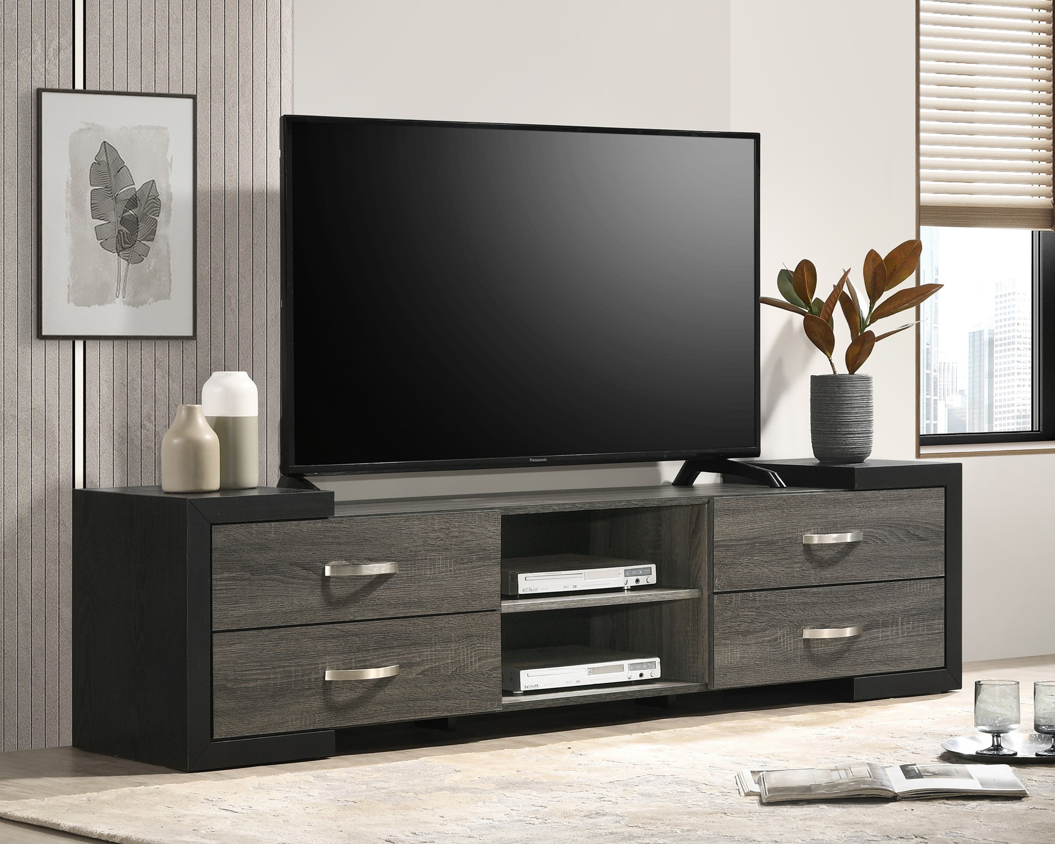 4812 Brant Grey TV Stand