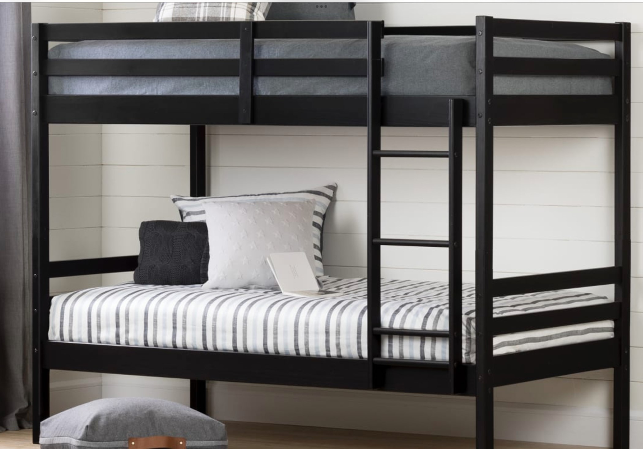 510 Black Bunk Bed - Click Image to Close